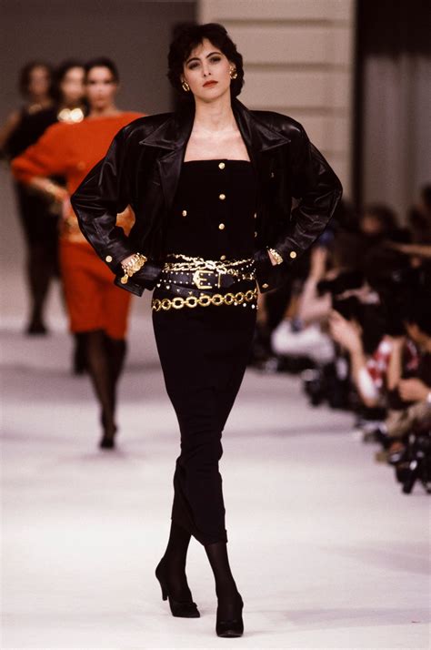 Chanel style by Karl Lagerfeld in the 1980s 